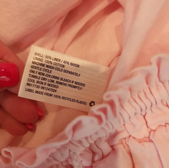 NWT Stoney Clover for Target linen blend stretch tiered mini skirt. - Picture 5 of 11